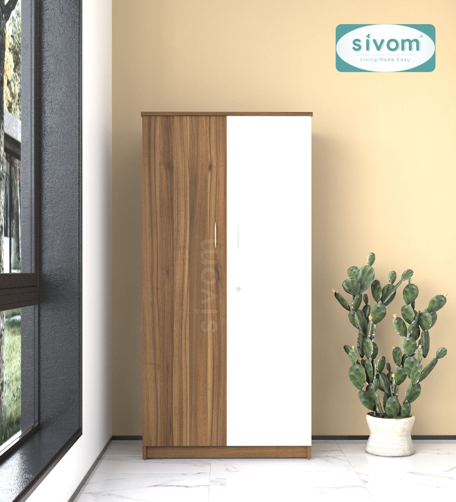 Sivom SIVOM PETAL Multipurpose Storage Drawer/Study/Home/Office Engineered Wood Close Book Shelf for Modern Homes | Elegant Design & Premium Finish (Copy) (Copy) (Copy) (Copy) (Copy) (Copy)