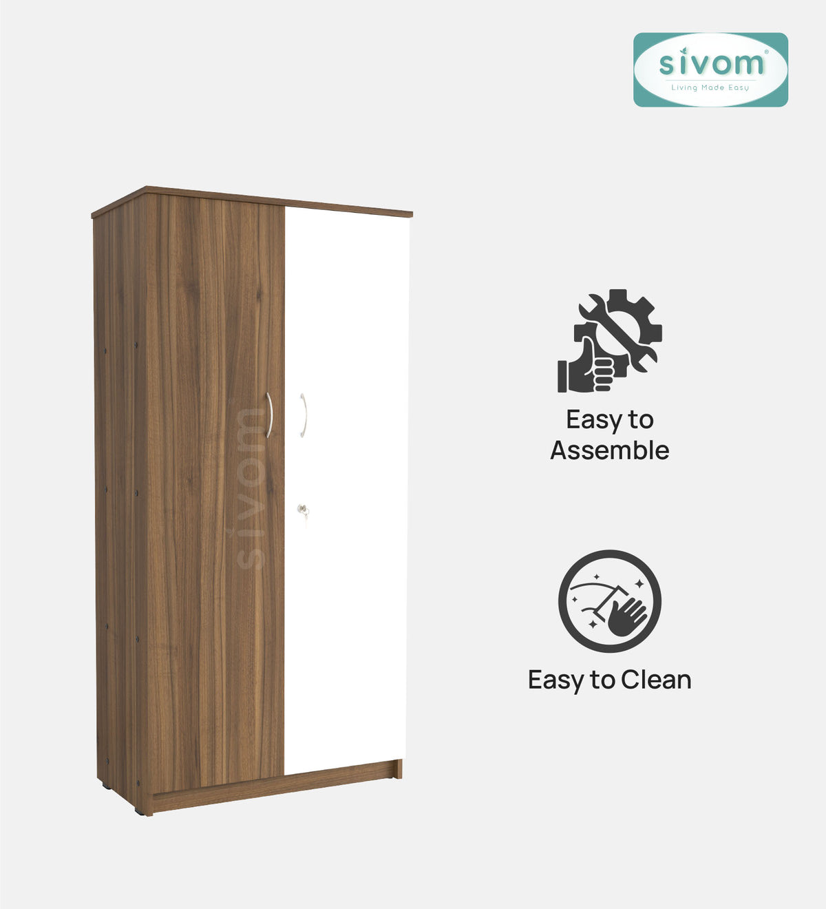 Sivom SIVOM PETAL Multipurpose Storage Drawer/Study/Home/Office Engineered Wood Close Book Shelf for Modern Homes | Elegant Design & Premium Finish (Copy) (Copy) (Copy) (Copy) (Copy) (Copy)