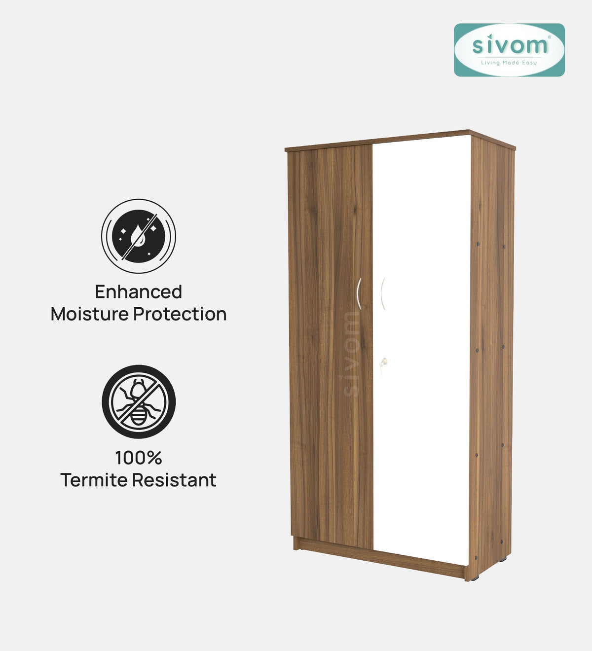 Sivom SIVOM PETAL Multipurpose Storage Drawer/Study/Home/Office Engineered Wood Close Book Shelf for Modern Homes | Elegant Design & Premium Finish (Copy) (Copy) (Copy) (Copy) (Copy) (Copy)