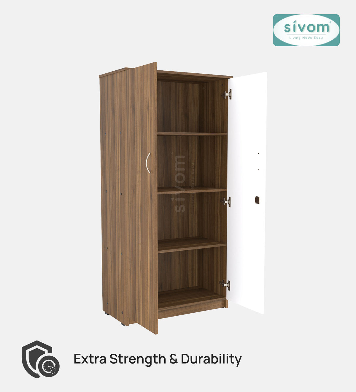Sivom SIVOM PETAL Multipurpose Storage Drawer/Study/Home/Office Engineered Wood Close Book Shelf for Modern Homes | Elegant Design & Premium Finish (Copy) (Copy) (Copy) (Copy) (Copy) (Copy)