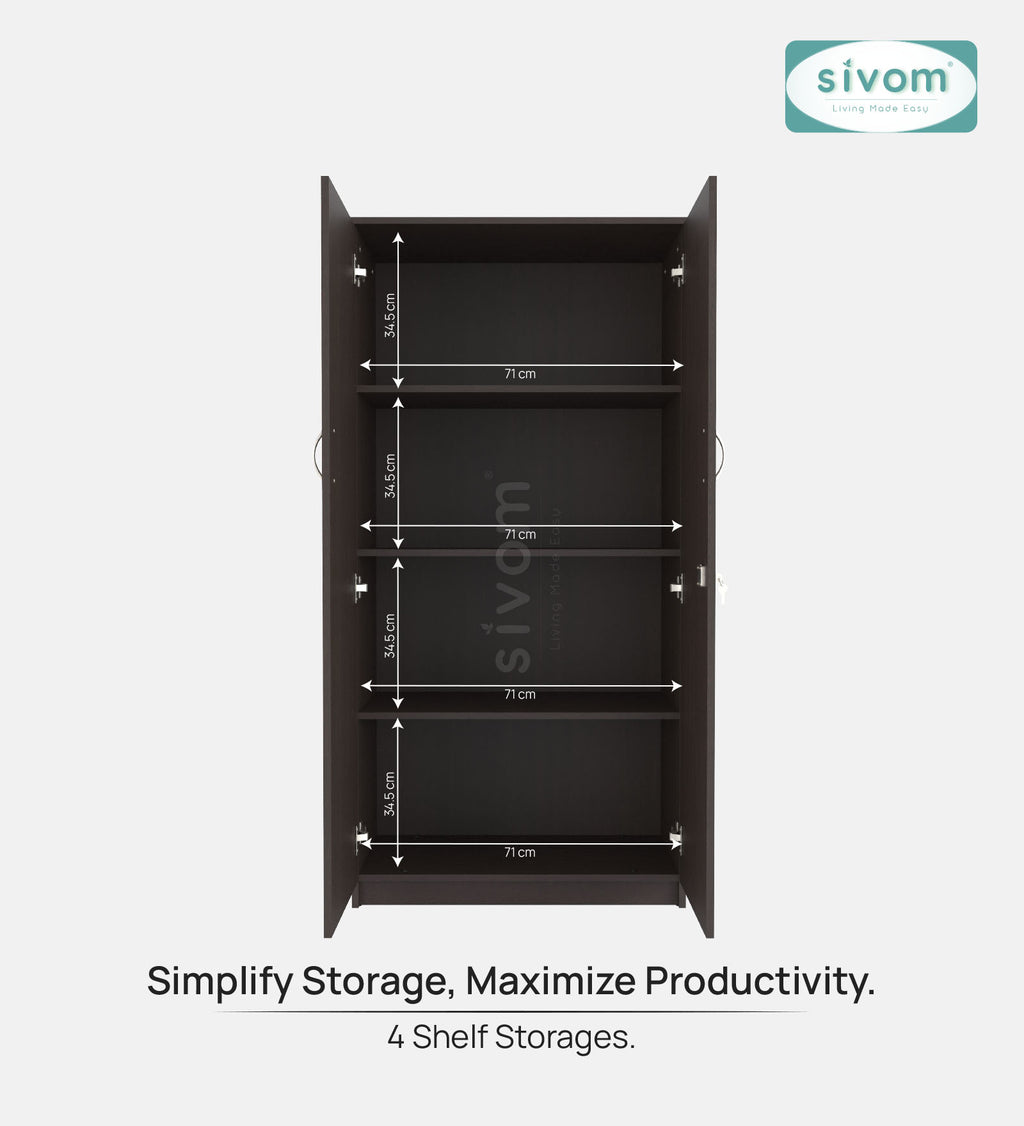 Sivom SIVOM PETAL Multipurpose Storage Drawer/Study/Home/Office Engineered Wood Close Book Shelf for Modern Homes | Elegant Design & Premium Finish (Copy) (Copy) (Copy) (Copy) (Copy) (Copy)