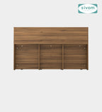 Sivom SIVOM Phoenix Modular Box Bed with Storage Engineered Wood Queen Box Bed for Modern Homes | Elegant Design & Premium Finish