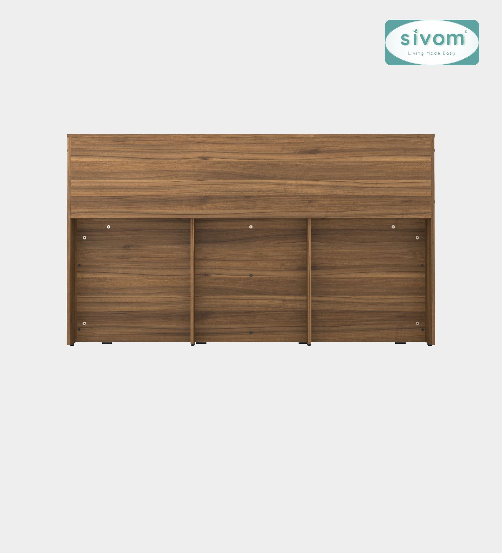 Sivom SIVOM Phoenix Modular Box Bed with Storage Engineered Wood Queen Box Bed for Modern Homes | Elegant Design & Premium Finish