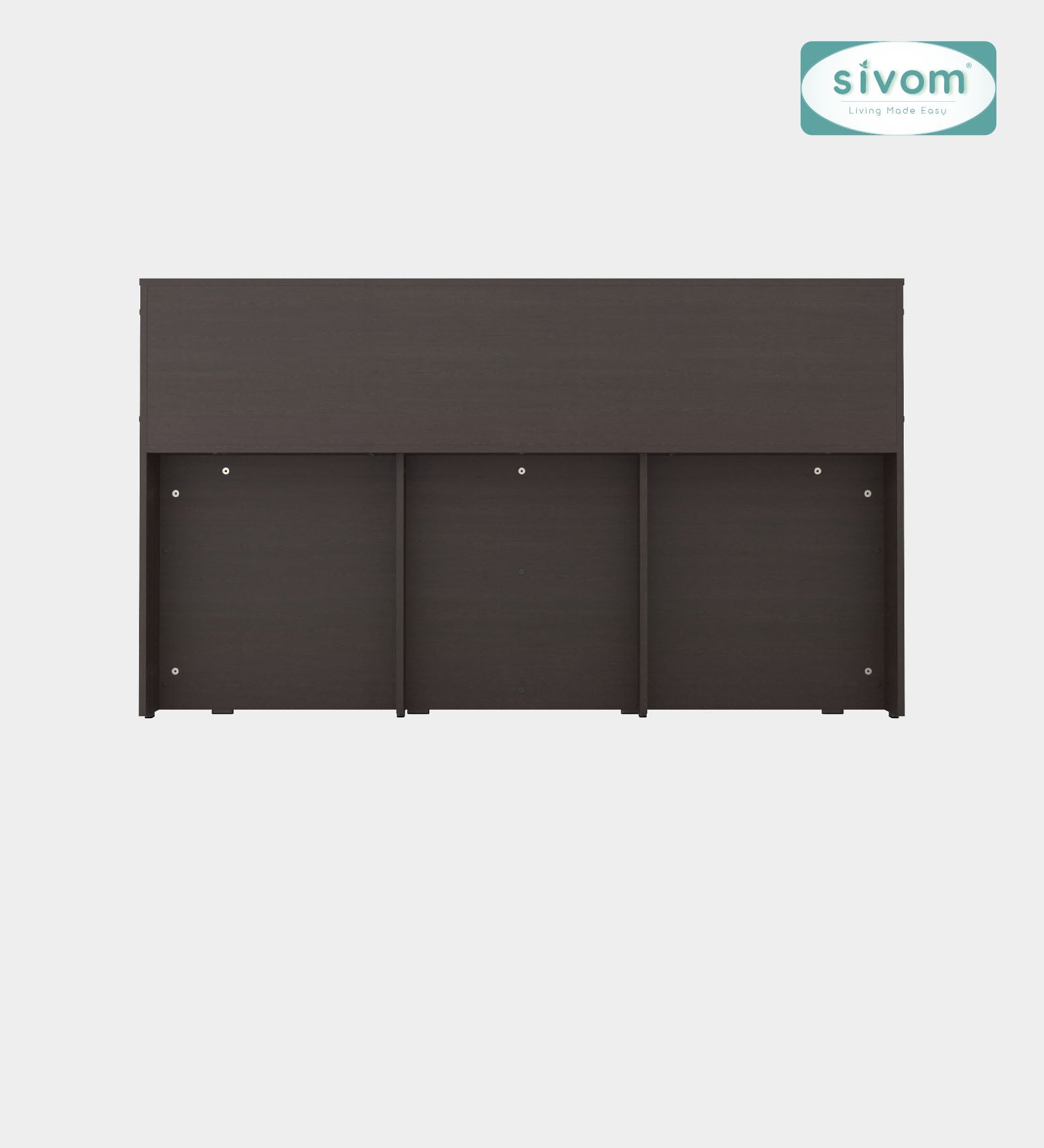 Sivom SIVOM Phoenix Modular Box Bed with Storage Engineered Wood Queen Box Bed for Modern Homes | Elegant Design & Premium Finish