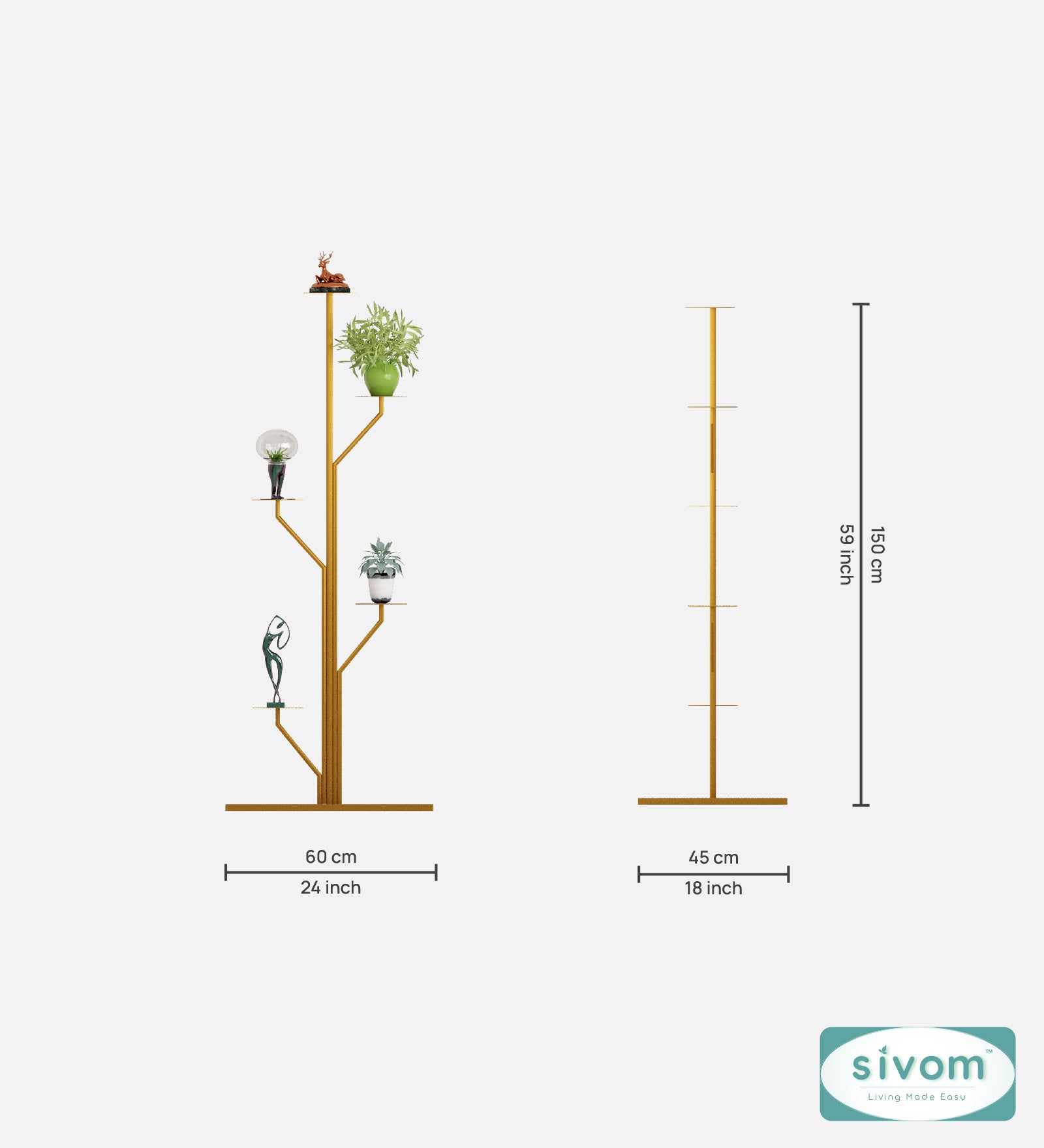 Sivom Sivom Ashley Display Unit for Modern Homes | Elegant Design & Premium Finish