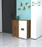 Sivom SIVOM PLATO Engineered Wood Shoe Stand (, 6 Shelves, Knock Down) for Modern Homes | Elegant Design & Premium Finish