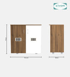 Sivom SIVOM PLATO Engineered Wood Shoe Stand (, 6 Shelves, Knock Down) for Modern Homes | Elegant Design & Premium Finish