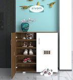 Sivom SIVOM PLATO Engineered Wood Shoe Stand (, 6 Shelves, Knock Down) for Modern Homes | Elegant Design & Premium Finish