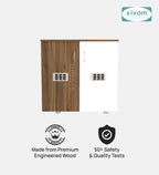 Sivom SIVOM PLATO Engineered Wood Shoe Stand (, 6 Shelves, Knock Down) for Modern Homes | Elegant Design & Premium Finish