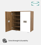 Sivom SIVOM PLATO Engineered Wood Shoe Stand (, 6 Shelves, Knock Down) for Modern Homes | Elegant Design & Premium Finish