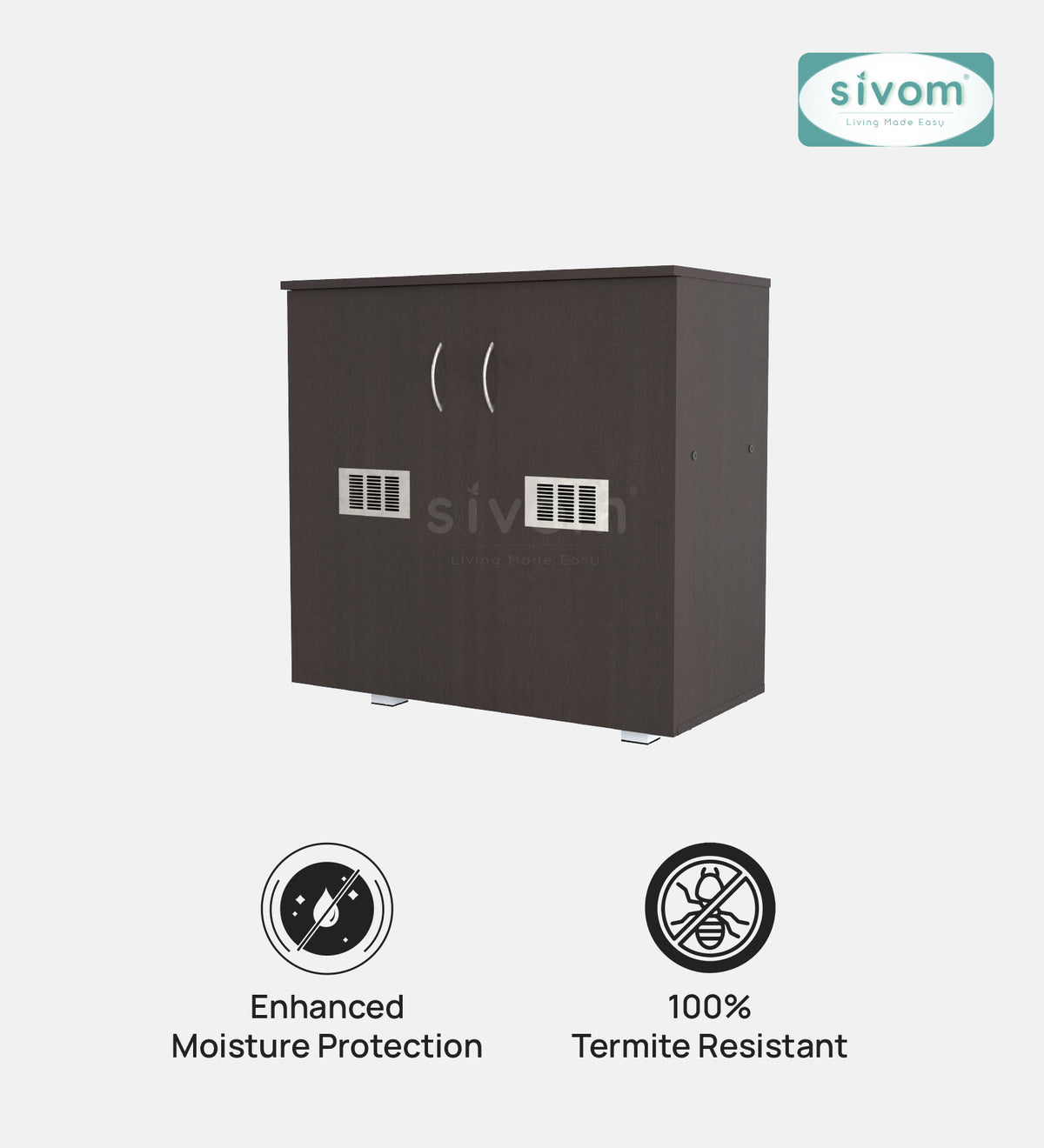 Sivom SIVOM PLATO Engineered Wood Shoe Stand (, 6 Shelves, Knock Down) for Modern Homes | Elegant Design & Premium Finish