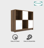 Sivom SIVOM Plaza Multipurpose Storage Unit/ Engineered Wood Free Standing Cabinet for Modern Homes | Elegant Design & Premium Finish