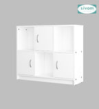 Sivom SIVOM Plaza Multipurpose Storage Unit/ Engineered Wood Free Standing Cabinet for Modern Homes | Elegant Design & Premium Finish