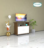 SIVOM POLAR Multipurpose TV Unit fits upto 43 inch with Storage Engineered Wood TV Entertainment Unit for Modern Homes | Elegant Design & Premium Finish