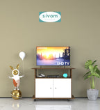 SIVOM POLAR Multipurpose TV Unit fits upto 43 inch with Storage Engineered Wood TV Entertainment Unit for Modern Homes | Elegant Design & Premium Finish