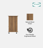 SIVOM POLAR Multipurpose TV Unit fits upto 43 inch with Storage Engineered Wood TV Entertainment Unit for Modern Homes | Elegant Design & Premium Finish