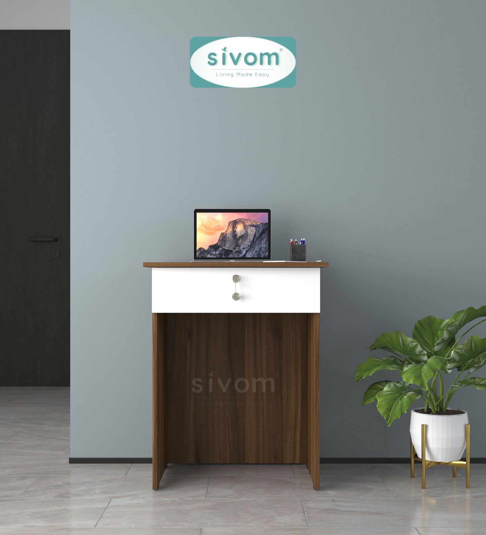 SIVOM PORCH Multipurpose Study/Home/Office Table Engineered Wood Study Table for Modern Homes | Elegant Design & Premium Finish (Copy) (Copy) (Copy) (Copy)