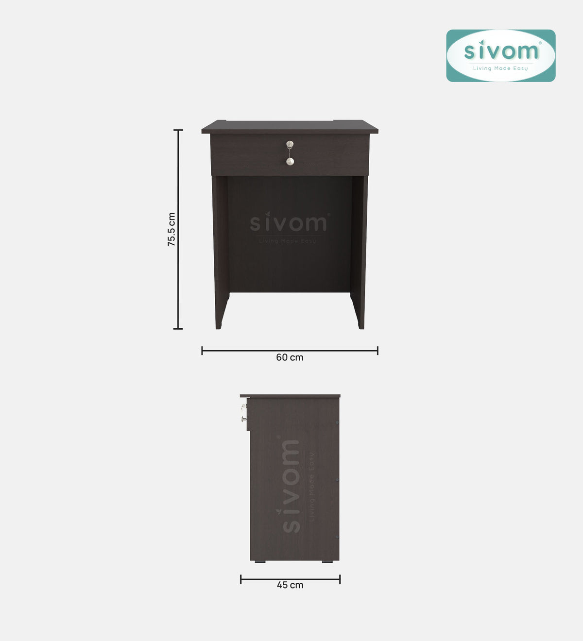 Sivom SIVOM PORCH Multipurpose Study/Home/Office Table Engineered Wood Study Table for Modern Homes | Elegant Design & Premium Finish (Copy) (Copy) (Copy) (Copy)