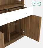 Sivom SIVOM Prime Home Temple/Pooja Unit/Home Mandir/ Engineered Wood Home Temple (Height: 148, Knock Down) for Modern Homes | Elegant Design & Premium Finish