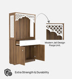 Sivom SIVOM Prime Home Temple/Pooja Unit/Home Mandir/ Engineered Wood Home Temple (Height: 148, Knock Down) for Modern Homes | Elegant Design & Premium Finish