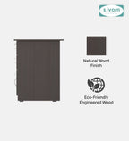 Sivom SIVOM Prism Multipurpose Study/Home/Office Table Engineered Wood Study Table for Modern Homes | Elegant Design & Premium Finish