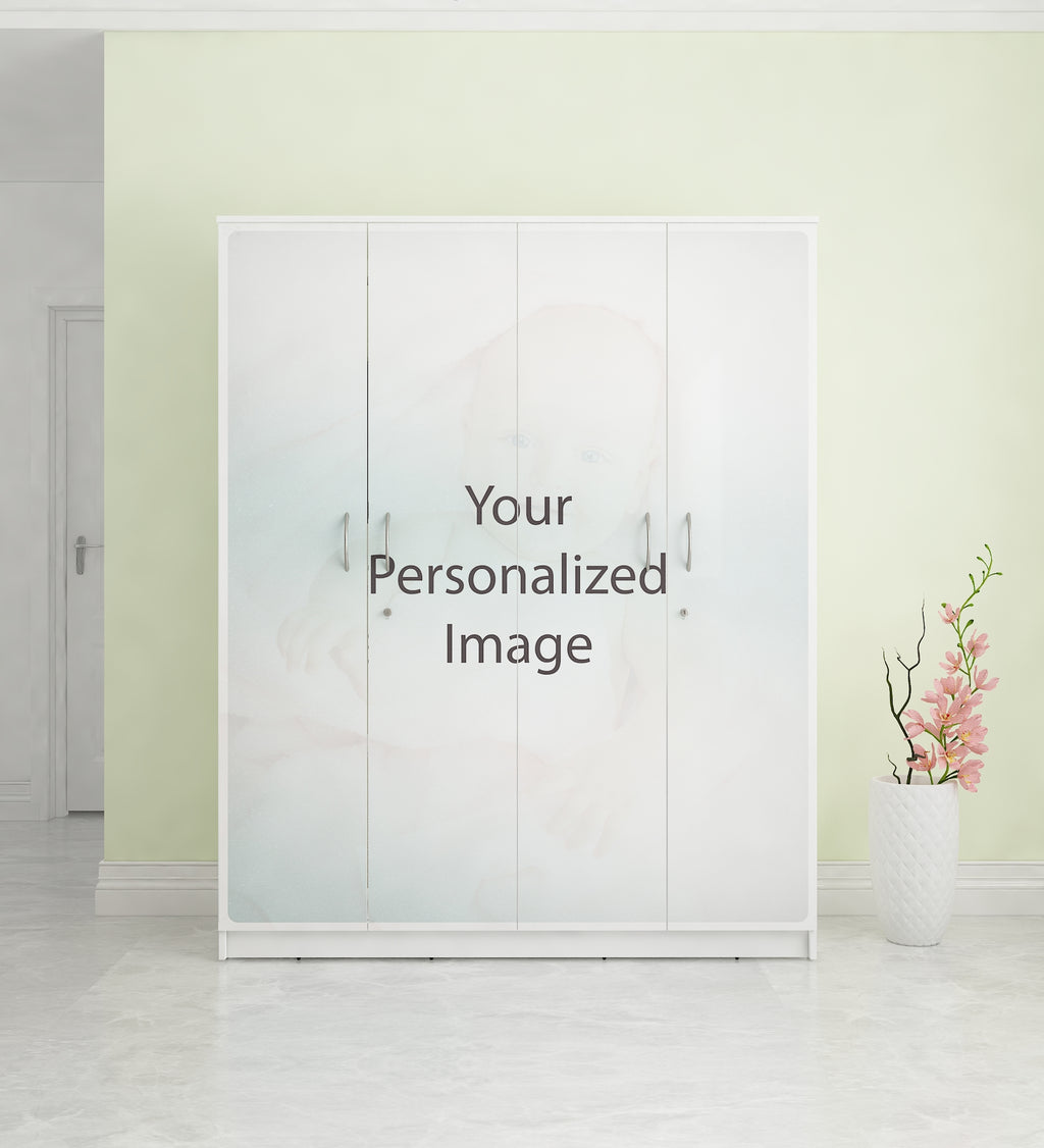 Sivom SIVOM Kiddle 4 Door Wardrobe Closet