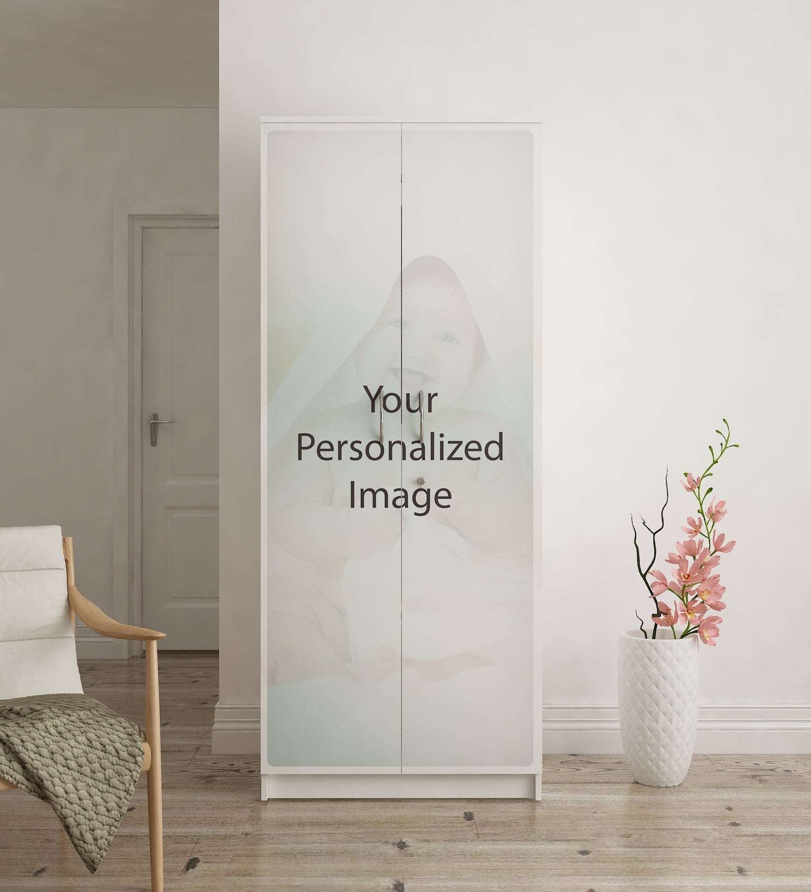 Sivom SIVOM Bubbly 2 Door Wardrobe Closet