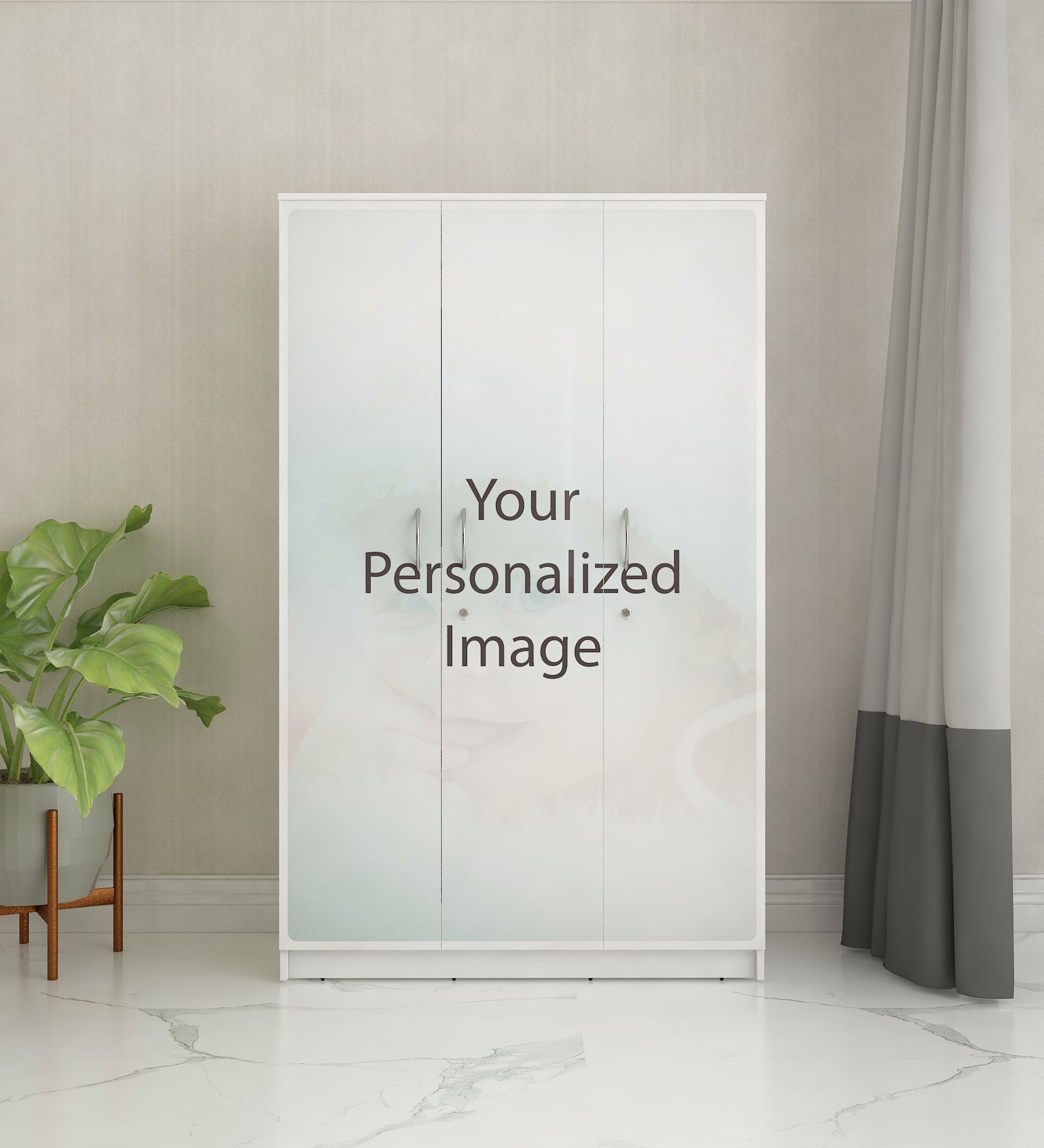 Sivom SIVOM Desire 3 Door Wardrobe Closet