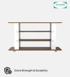 SIVOM Quill Multipurpose TV Unit fits upto 43 inch with Storage Engineered Wood TV Entertainment Unit for Modern Homes | Elegant Design & Premium Finish