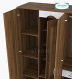 Sivom furniture SIVOM Redim Multipurpose 4 Door Closet Engineered Wood 4 Door Wardrobe for Modern Homes | Elegant Design & Premium Finish