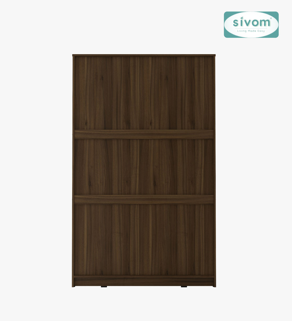 Sivom SIVOM Redim Multipurpose 3 Door Wardrobe / Spacious Shelves with Hanging Rail Engineered Wood 3 Door Wardrobe for Modern Homes | Elegant Design & Premium Finish