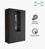 Sivom SIVOM Redim Multipurpose 3 Door Wardrobe / Spacious Shelves with Hanging Rail Engineered Wood 3 Door Wardrobe for Modern Homes | Elegant Design & Premium Finish