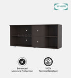 SIVOM REED Multipurpose TV Unit fits upto 43 inch with Storage Engineered Wood TV Entertainment Unit for Modern Homes | Elegant Design & Premium Finish