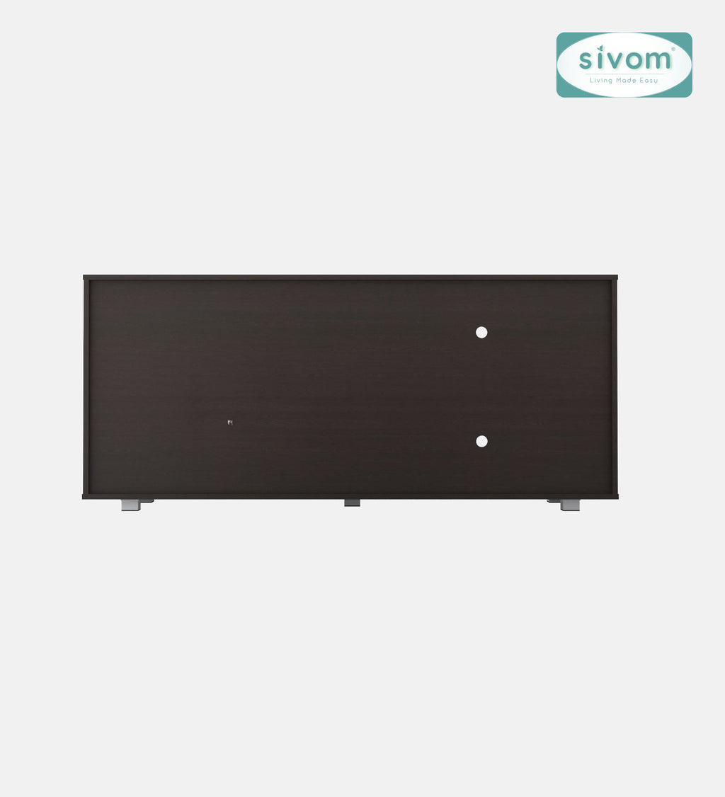 SIVOM REED Multipurpose TV Unit fits upto 43 inch with Storage Engineered Wood TV Entertainment Unit for Modern Homes | Elegant Design & Premium Finish