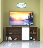 SIVOM REED Multipurpose TV Unit fits upto 43 inch with Storage Engineered Wood TV Entertainment Unit for Modern Homes | Elegant Design & Premium Finish