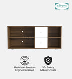SIVOM REED Multipurpose TV Unit fits upto 43 inch with Storage Engineered Wood TV Entertainment Unit for Modern Homes | Elegant Design & Premium Finish