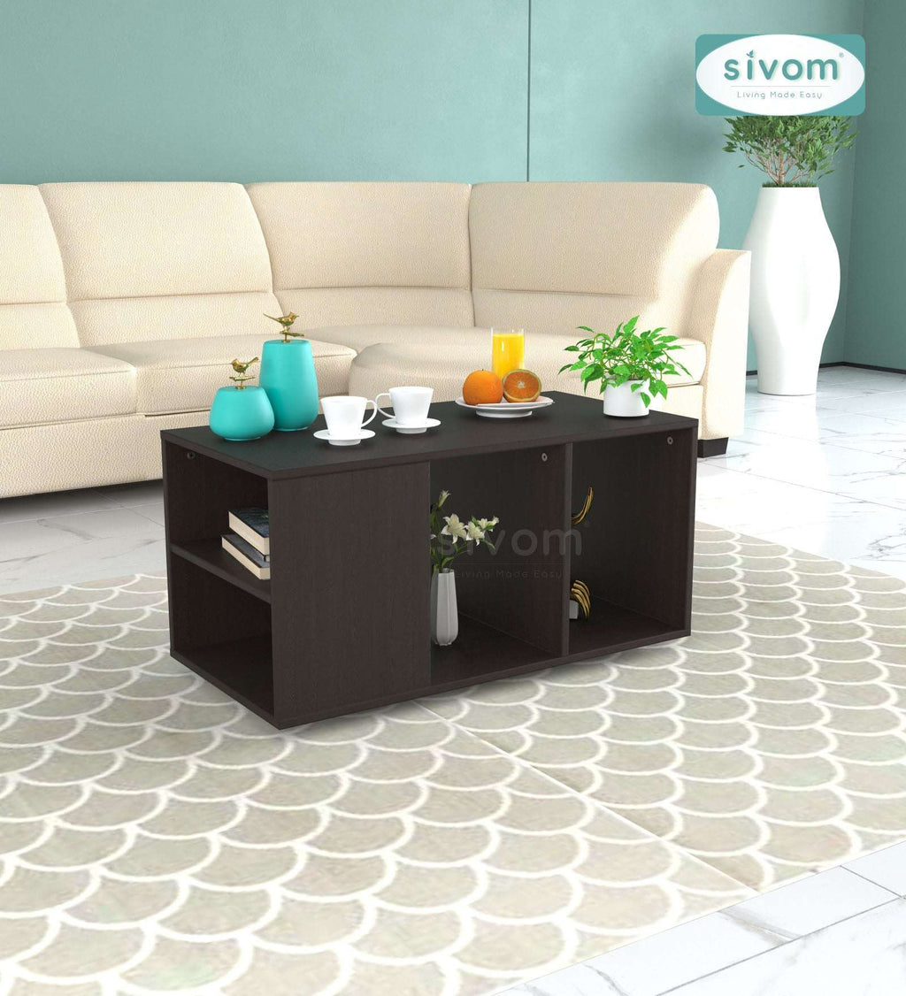Sivom SIVOM Regal Multipurpose Centre Table / Engineered Wood Coffee Table for Modern Homes | Elegant Design & Premium Finish