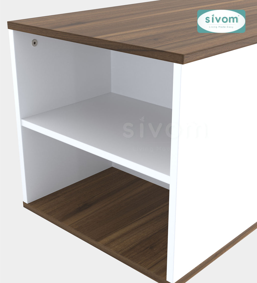 Sivom SIVOM Regal Multipurpose Centre Table / Engineered Wood Coffee Table for Modern Homes | Elegant Design & Premium Finish