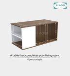 Sivom SIVOM Regal Multipurpose Centre Table / Engineered Wood Coffee Table for Modern Homes | Elegant Design & Premium Finish