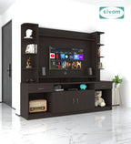 SIVOM Reo Multipurpose TV Unit fits upto 43 inch with Storage Engineered Wood TV Entertainment Unit for Modern Homes | Elegant Design & Premium Finish