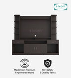 SIVOM Reo Multipurpose TV Unit fits upto 43 inch with Storage Engineered Wood TV Entertainment Unit for Modern Homes | Elegant Design & Premium Finish