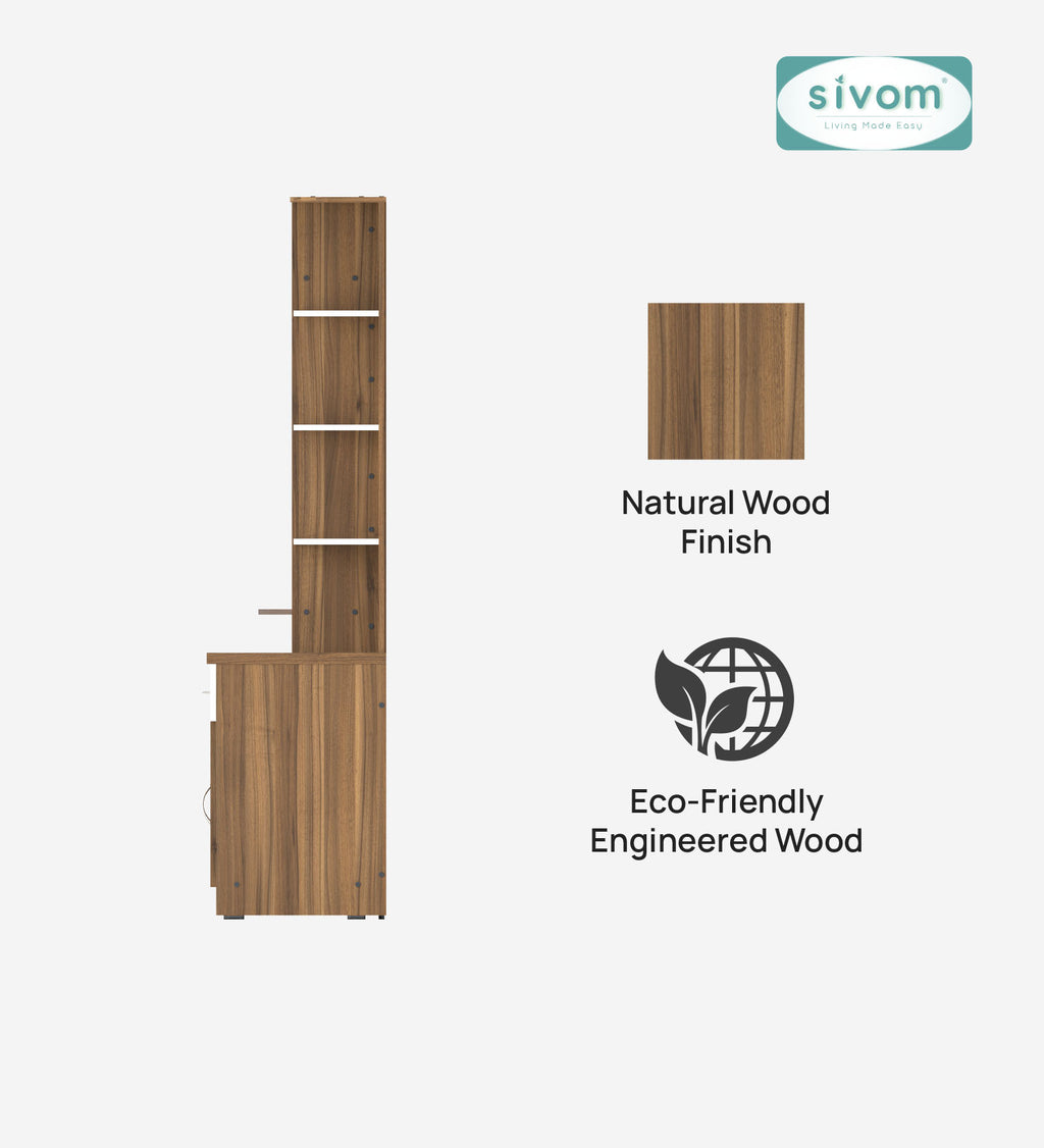 SIVOM Reo Multipurpose TV Unit fits upto 43 inch with Storage Engineered Wood TV Entertainment Unit for Modern Homes | Elegant Design & Premium Finish