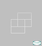 Sivom SIVOM RETICA Multipurpose Modular Wall Racks/Shelves/Organiser/Décor Particle Board Wall Shelf (Number of Shelves - 5, ) for Modern Homes | Elegant Design & Premium Finish