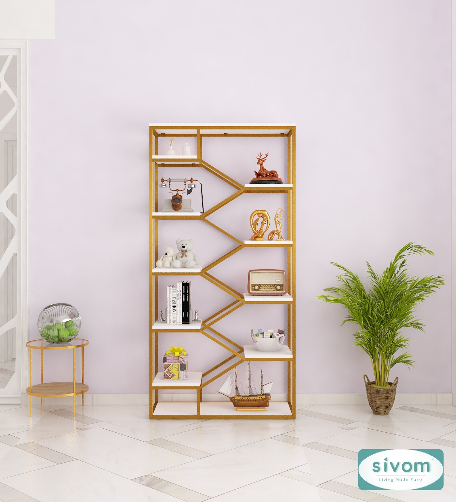 Sivom Sivom Ashley Display Unit for Modern Homes | Elegant Design & Premium Finish