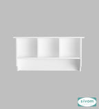 Sivom SIVOM RIO Multipurpose Modular Wall Racks/Shelves/Organiser/Décor Particle Board Wall Shelf (Number of Shelves - 4, ) for Modern Homes | Elegant Design & Premium Finish