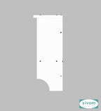 Sivom SIVOM RIO Multipurpose Modular Wall Racks/Shelves/Organiser/Décor Particle Board Wall Shelf (Number of Shelves - 4, ) for Modern Homes | Elegant Design & Premium Finish