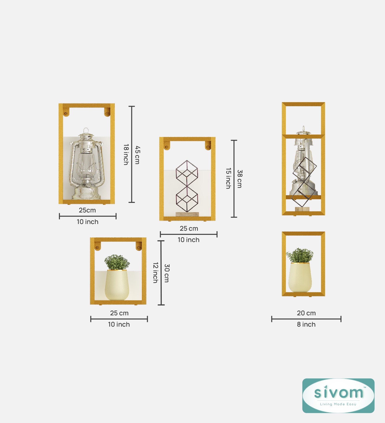 Sivom Sivom Robin Display Unit for Modern Homes | Elegant Design & Premium Finish