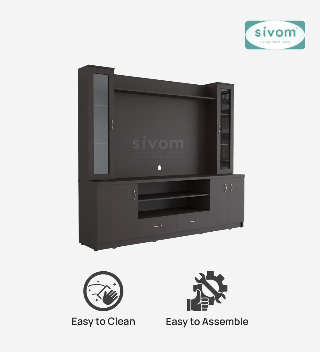 SIVOM Ronald Multipurpose TV Unit fits upto 43 inch with Storage Engineered Wood TV Entertainment Unit for Modern Homes | Elegant Design & Premium Finish