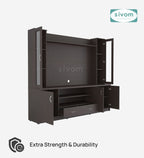 SIVOM Ronald Multipurpose TV Unit fits upto 43 inch with Storage Engineered Wood TV Entertainment Unit for Modern Homes | Elegant Design & Premium Finish