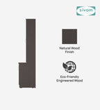 SIVOM Ronald Multipurpose TV Unit fits upto 43 inch with Storage Engineered Wood TV Entertainment Unit for Modern Homes | Elegant Design & Premium Finish